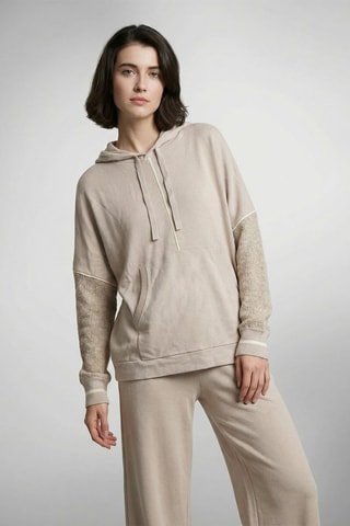 Sweat à capuche Antonia - Ecru