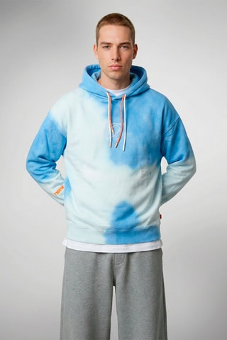 Sweat à capuche dip and dye Gregoire - Bleu
