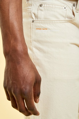 Short en jean Leon - Ecru