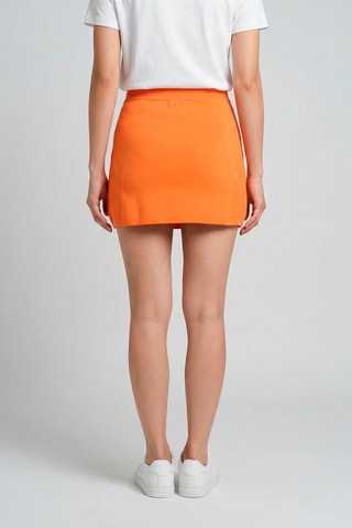Minifalda de talle alto Anastasia - Naranja
