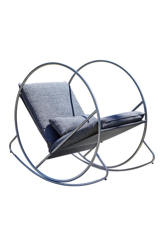 Rocking chair de jardin Caprera - 70 x 110 x 120 cm