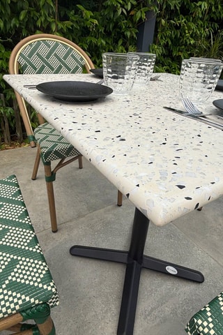 Table de jardin carré Bistro - 70 x 70 x 74 cm