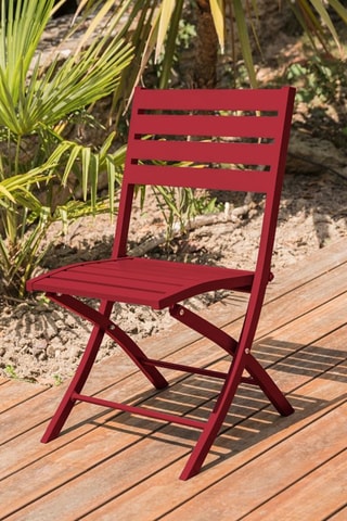 2 chaises pliables Marius - 46 x 41 x 82 cm