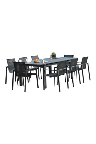 Table extensible 10/12 places Miami - 240/300 x 100 x 77 cm