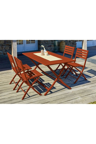 Ensemble de jardin pliable Marius - 4 places