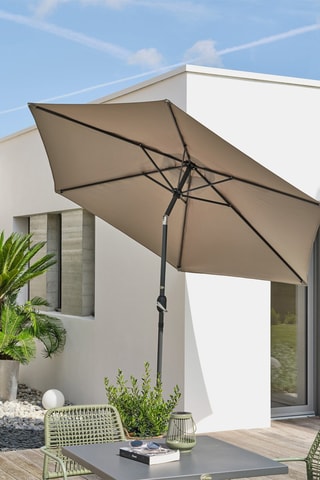 Parasol rond Marbella - 6 m² - Diamètre toile 270 cm​

​