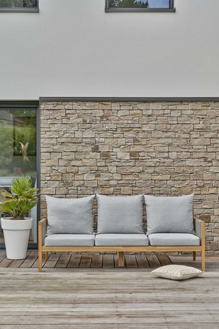 Salon de jardin en acacia Funa - 5 places