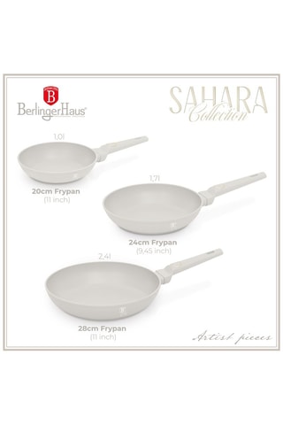 3 sartenes Sahara - 20/24/28 cm