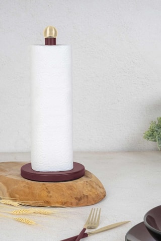 Portarrollos de cocina de acero inoxidable Leonardo - 15 x 34 cm