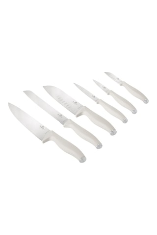 6 cuchillos de acero inoxidable Sahara