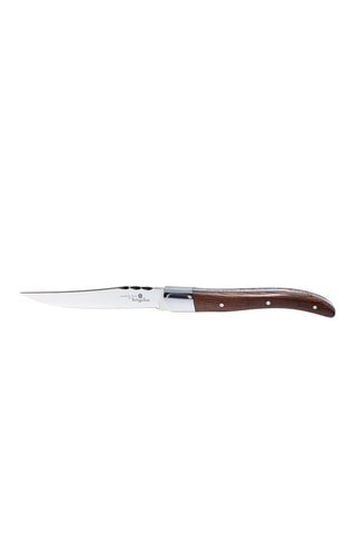 5 cuchillos chuleteros de acero inoxidable y madera de rosa Laguiole by Berlinger Haus - 12,5 cm