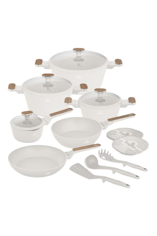 Batería de cocina Sahara Marble - 15 piezas