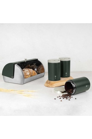 Juego de recipientes de acero inoxidable Matte Green - 4 piezas