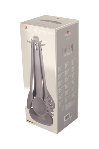 6 utensilios de cocina Taupe Collection