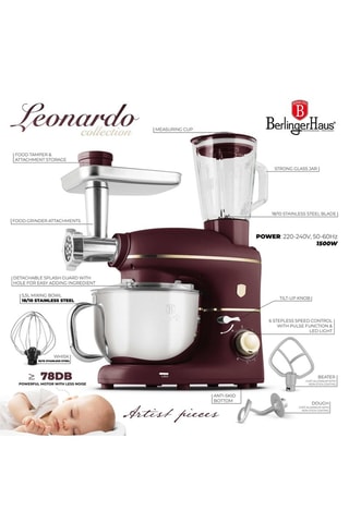 Robot de cocina multifunción Leonardo Collection - 1500 W - 6 velocidades