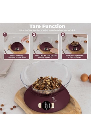 Báscula de cocina con bol Leonardo Collection - 5 kg
