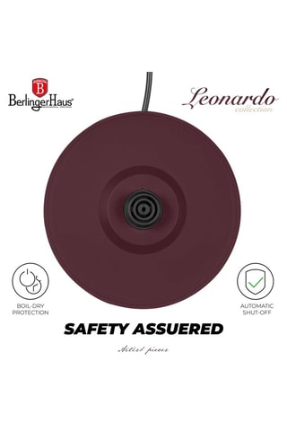 Hervidor eléctrico de acero inoxidable Leonardo Collection - 1,7 l - 1800 W