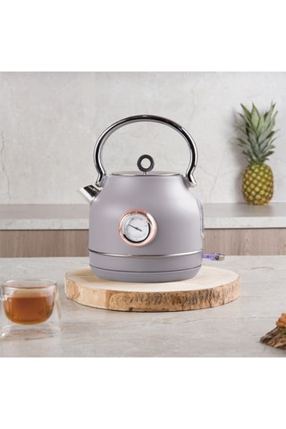 Hervidor de acero inoxidable Matt Taupe - 1,7 l
