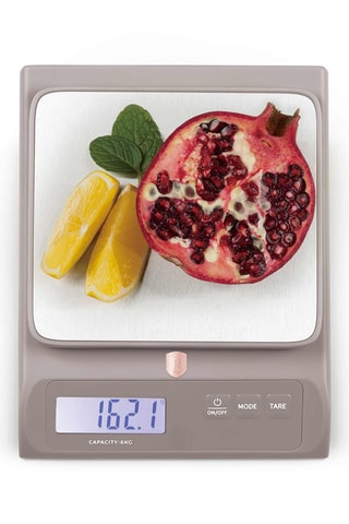 Báscula digital de acero inoxidable Taupe - Hasta 6 kg