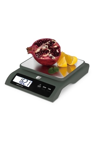 Báscula digital de acero inoxidable Matte Green - Hasta 6 kg