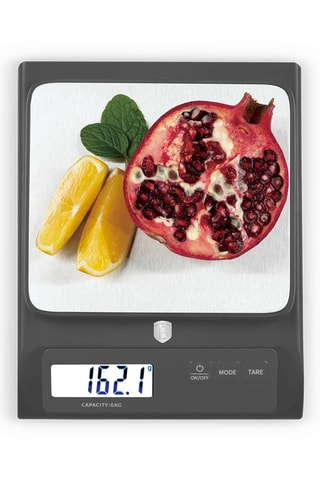 Báscula digital de acero inoxidable Anthracite - Hasta 6 kg