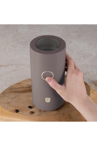 Molinillo de café eléctrico de acero inoxidable Taupe - 150 W