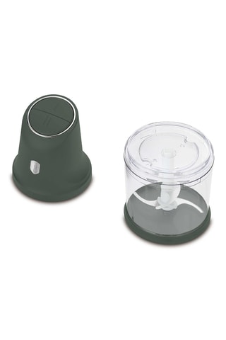 Robot de cocina de acero inoxidable Matte Green - 300 W - 2 velocidades