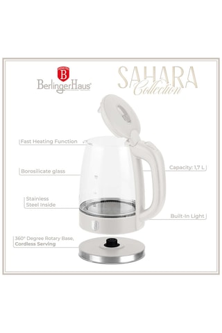 Hervidor de acero inoxidable Sahara - 1,7 l - 1850-2200 W