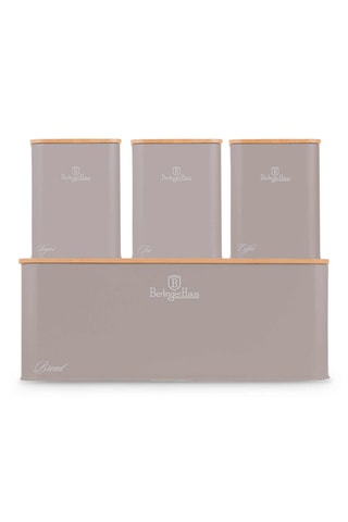 Fiambreras de acero inoxidable Taupe - 4 piezas