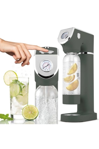 Máquina de agua con gas de acero inoxidable Matte Green - 1 l