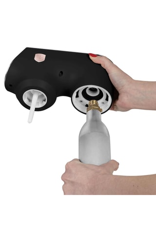 Máquina de agua con gas de acero inoxidable Black Rose - 1 l