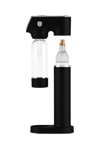 Máquina de agua con gas de acero inoxidable Black Vantage - 1 l