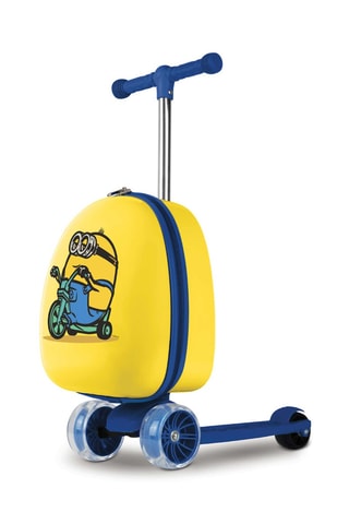 Patinete con maleta (S) Los Minions - Azul y amarillo - A partir de 5 años