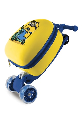 Patinete con maleta (S) Los Minions - Azul y amarillo - A partir de 5 años