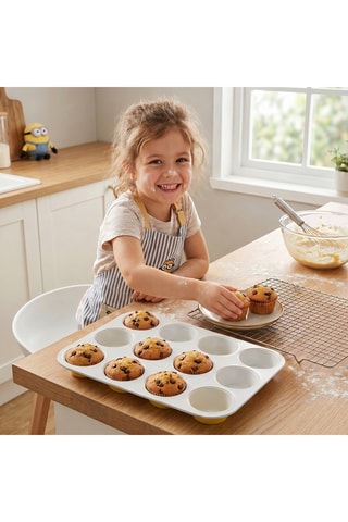 Molde Los Minions - 12 muffins
