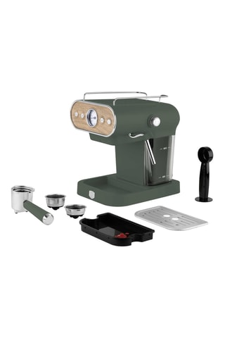 Cafetera de acero inoxidable Matte Green - 1,2 l - 950 W