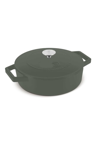 Cocotte redonda de acero fundido Matte Green - 26 cm - 2,57 l