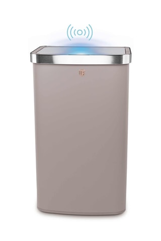 Papelera con sensor Taupe - 60 l