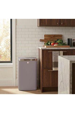 Papelera con sensor Taupe - 60 l