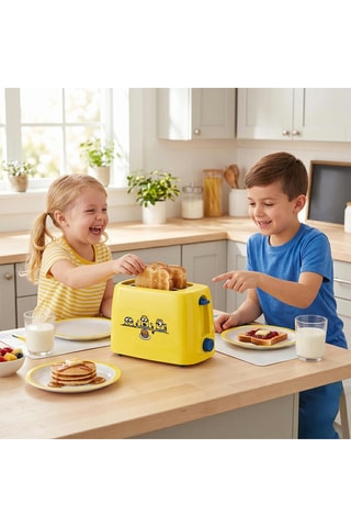 Tostadora de acero inoxidable Los Minions - 650 W - 2 ranuras