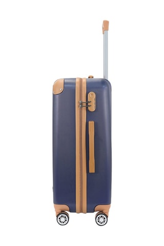 Mala cabine e mala de grande volume Trocadero (S/L) - 55/75 cm - Azul, castanho e prateado