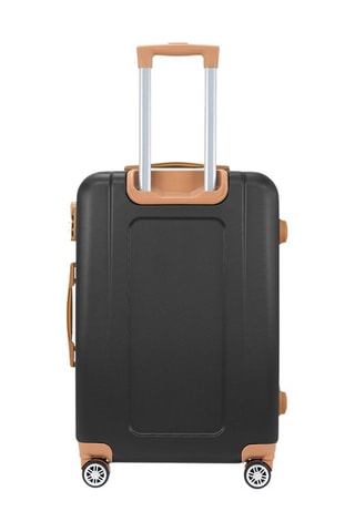 Mala média Trocadero (M) - 65 cm - Preto, bege, castanho e cinzento
