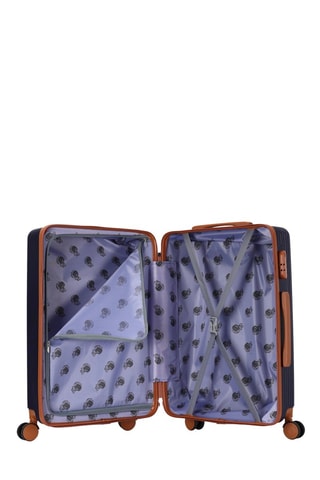 Mala cabine e mala média Nasa Glenn (S/M) - 55/65 cm - Azul e castanho