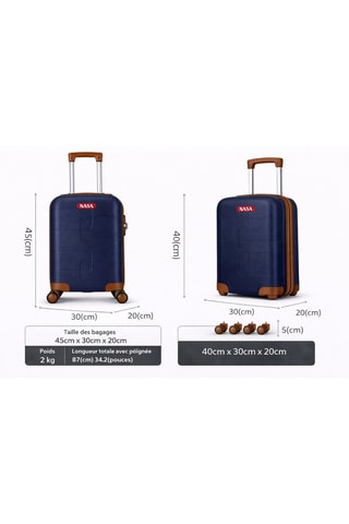 Mala cabine Staliner (S) - 40 cm - Azul