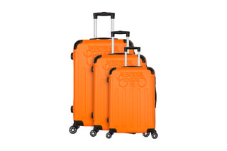 Conjunto de 3 malas Java (S/M/L) - 55/65/75 cm - Laranja