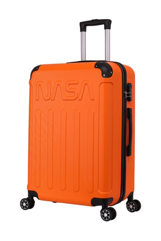 Mala média Voyager (M) -  65 cm - Preto e laranja