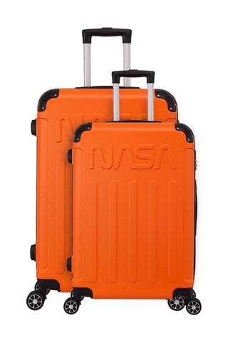 Mala cabine e mala média Voyager (S/M) - 55/65 cm - Laranja