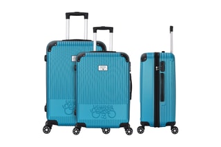 Conjunto de 3 malas Orika (S/M/L) - 55/65/75 cm - Azul