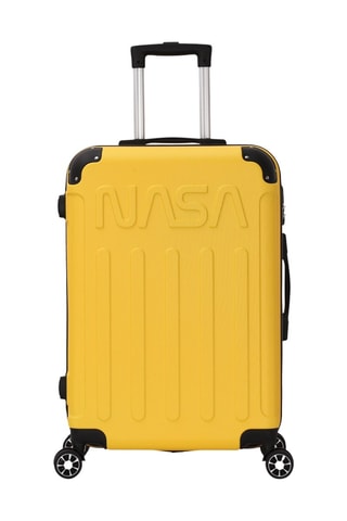 Mala média Voyager (M) - 65 cm - Preto e amarelo
