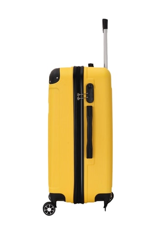 Mala média Voyager (M) - 65 cm - Preto e amarelo